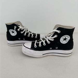 Converse Black and White High-Tops
